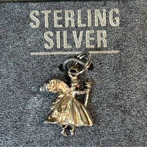 Sterling Silver Glinda/Fairy Godmother Charm Pendant